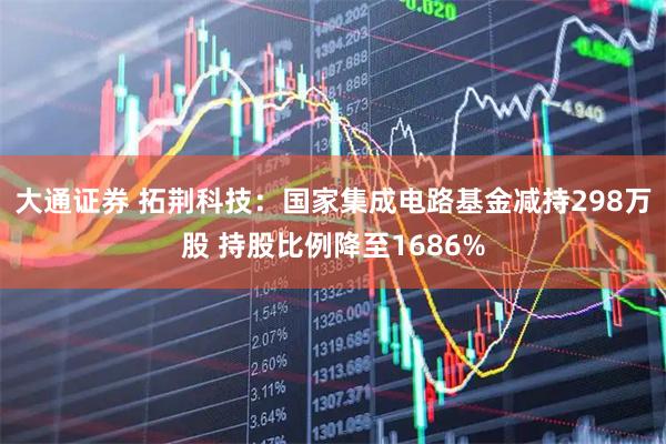 大通证券 拓荆科技：国家集成电路基金减持298万股 持股比例降至1686%